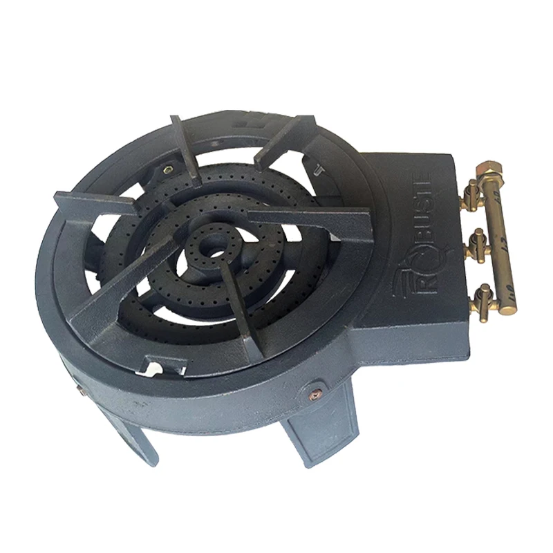 Mini Portable High Pressure Stove Camping Outdoor Gas Burner With Ignition Switch Cast Iron Gas Burner Wok Stove For Cooking