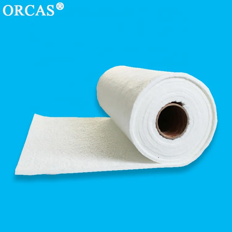 Fire-resistant 1600C polycrystalline mullite fire blanket