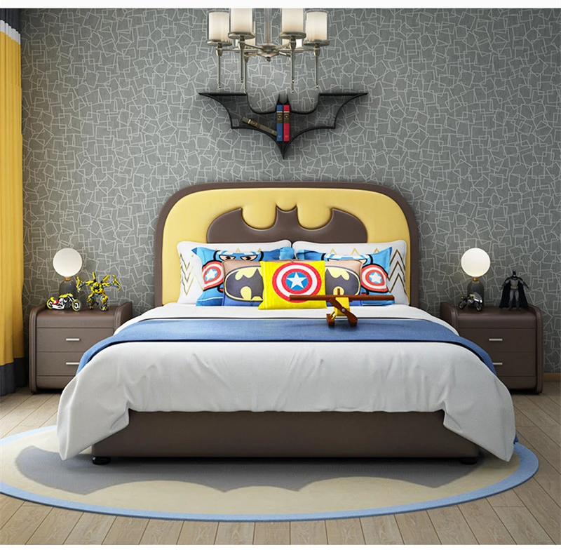 Hot Selling Child Bedroom Set Kids Solid Wood Bed Luxury Children Bed For Kid Room