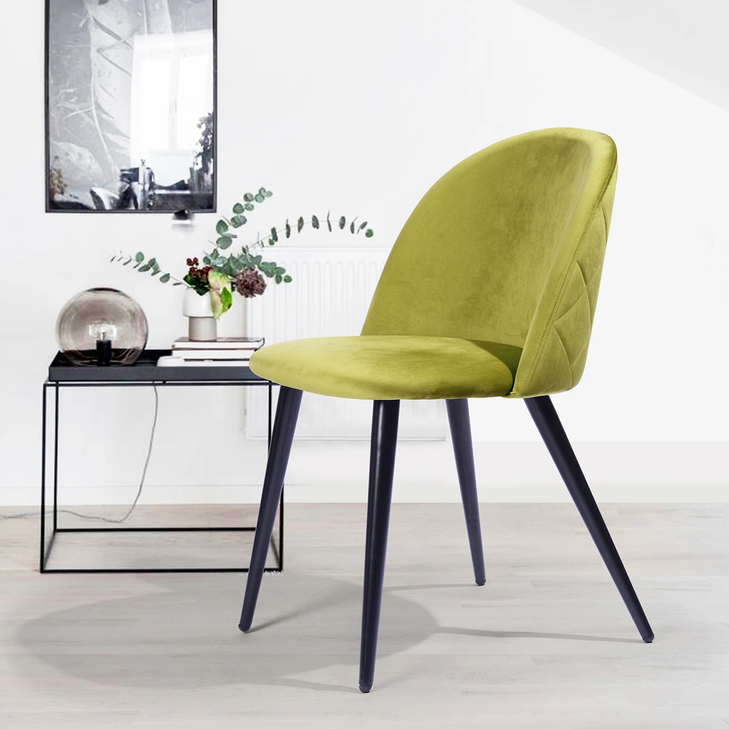 Germany Big Clearance Sale Dropship modern luxury velvet scandinave living room dining chair dining velvet dining chairs