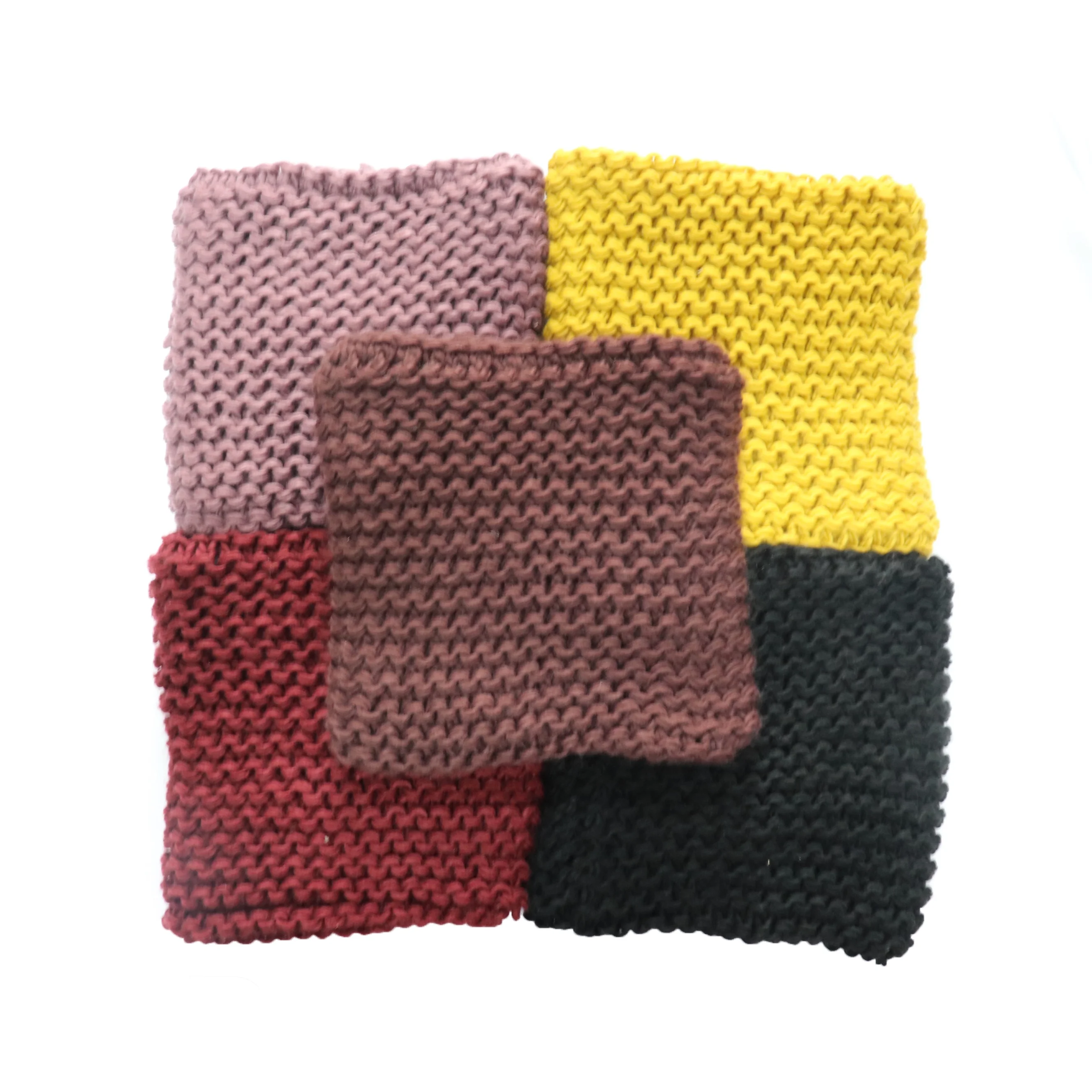 2022 Customized  Warn Hot Selling New Fashion Style Warm Knitted Fleece Scarf Snood Shawls