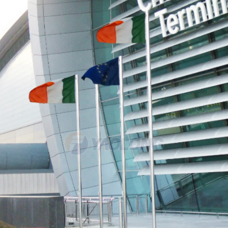 6ft 3m stainless steel flag and banner flagpole malaysia fly banner pole for sale