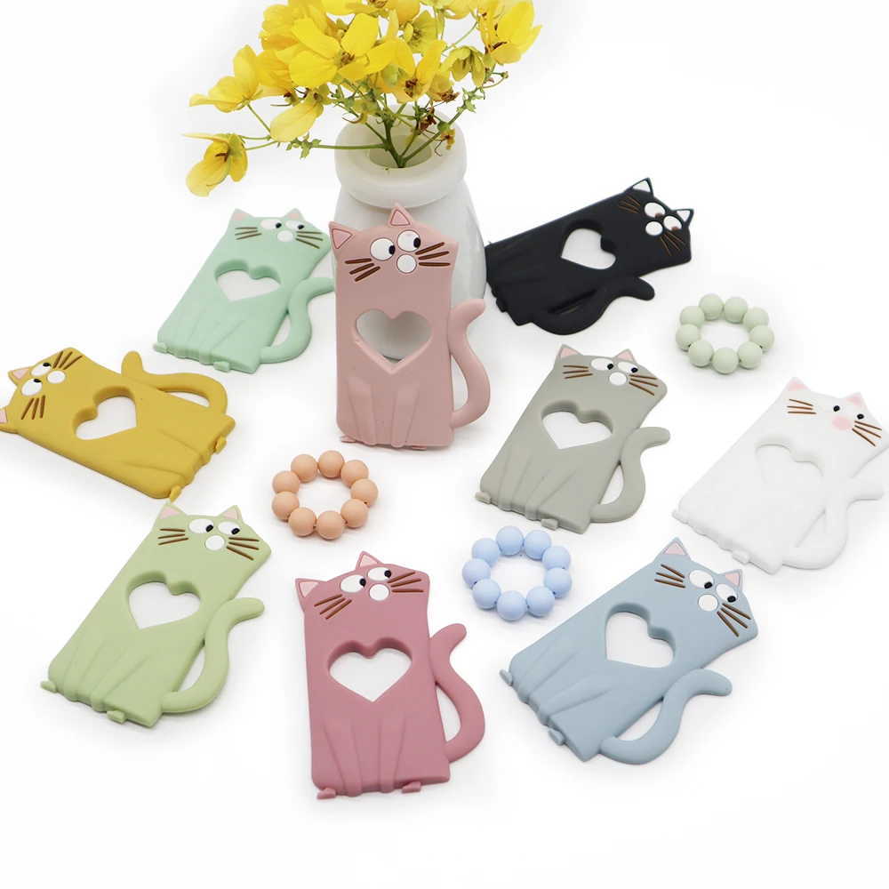 New Wholesale BPA Free Silicone Teethers Silicon Teething Baby Toys Teeth For Babies 0-6 Months