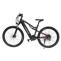 High quality 1000W electric bike 27.5' 48V 17Ah 750w 500w 21/27 speed electric mountain bike full suspension city ebike
