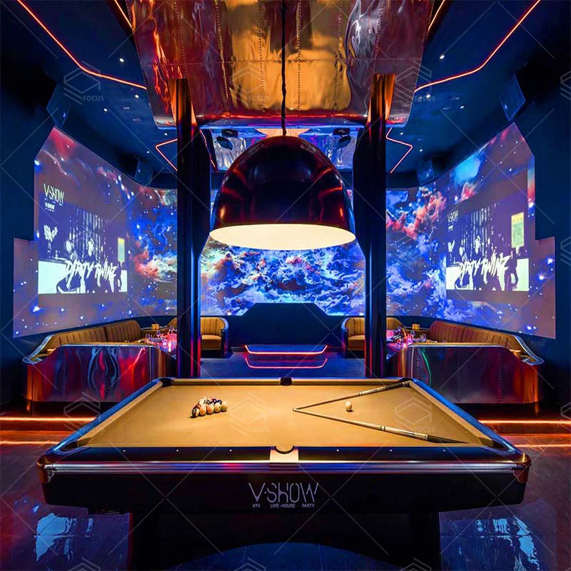 Bubble Led lighted Design modern Bar Counter Design for night club furniture