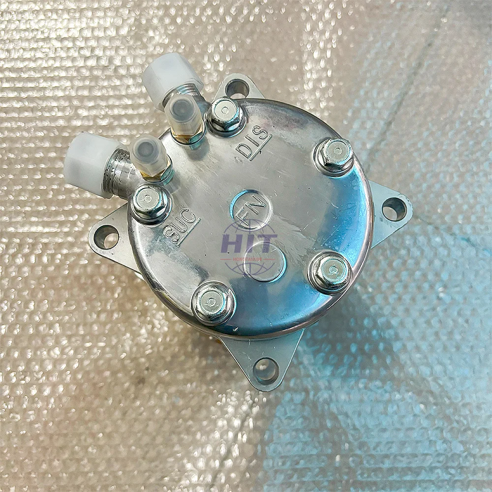 Excavator Doosan Daewoo DH60-7 150-7 220-7 12V 24V 508 universal double A AC air conditioning compressor assembly