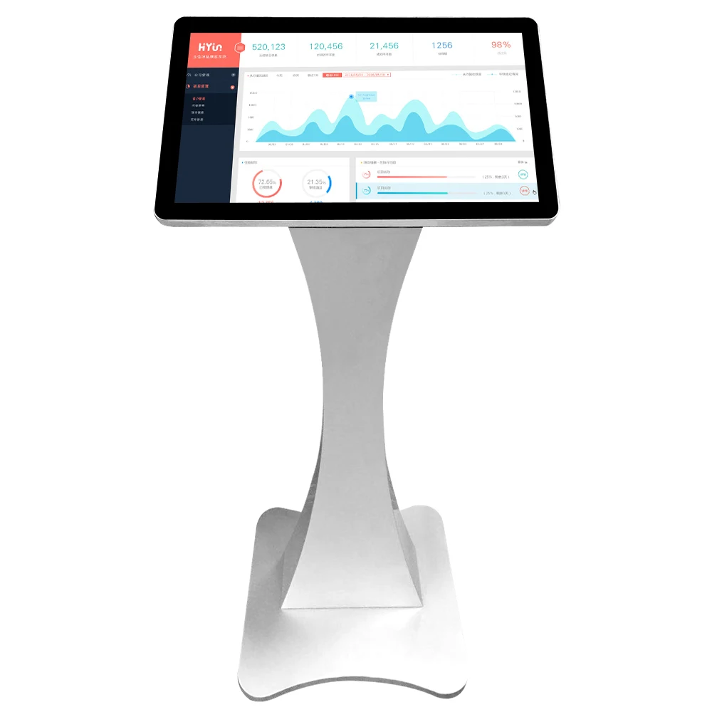 All In One Computer Interactive Information Lcd Advertising Player Digital Kiosk Touch Screen Kiosk For Shopping Mall