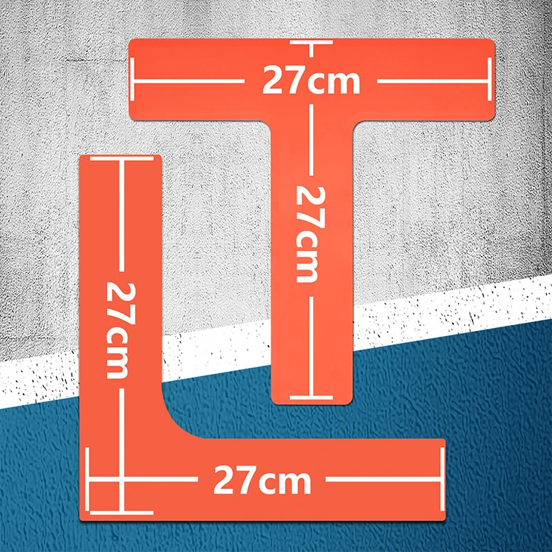 Golf Line Marker Sports Training Kit Football Tennis Pickleball Court Equipment with Boundary Markers and Tennis Ball