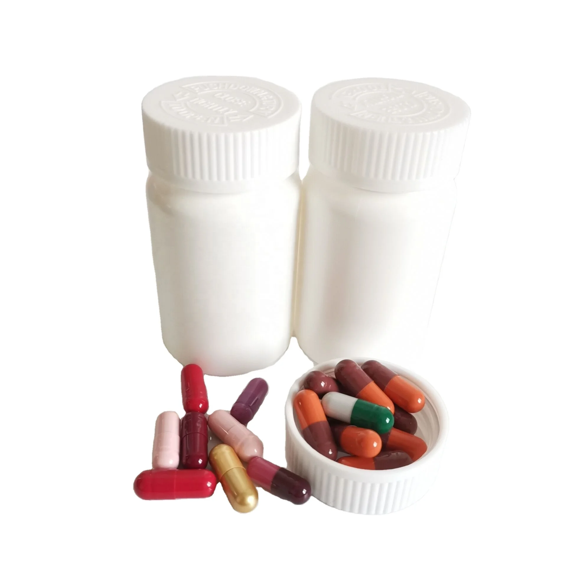 Different Color 120cc 150cc 200cc PE HDPE PET Medicine Plastic Bottle For Pills Capsules Packaging