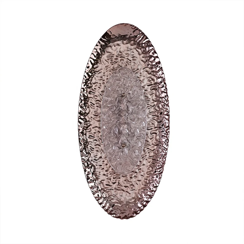 Modern art handmade glass wall lights for home indoor wall decoration Brass glass luxury wall lamp