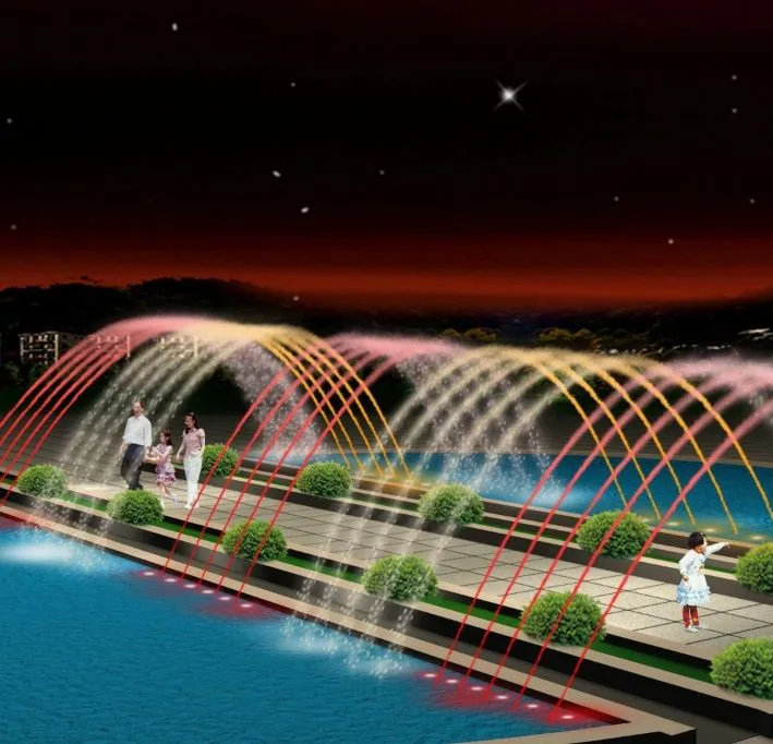 jumping musical fountain sparkling music jet fountain jump jet fountain