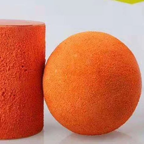 Concrete Pumps Cleaning Sponge Rubber Balls Sponge Balls for Pipe Cleaning