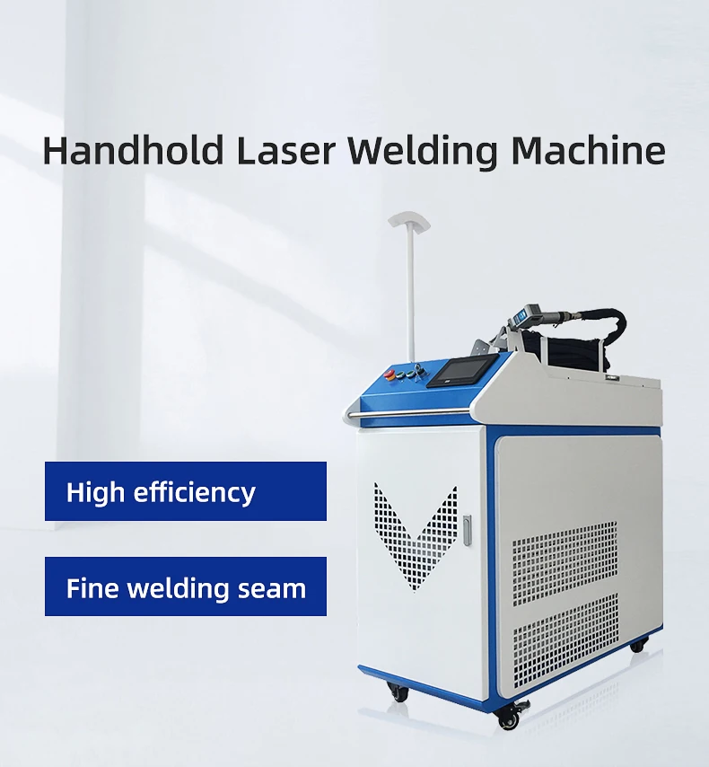 5% Price Off Diaotu 1000watt  Hand-held 2mm Thickness Fiber Laser Welding Machine for Iron Steel Welding