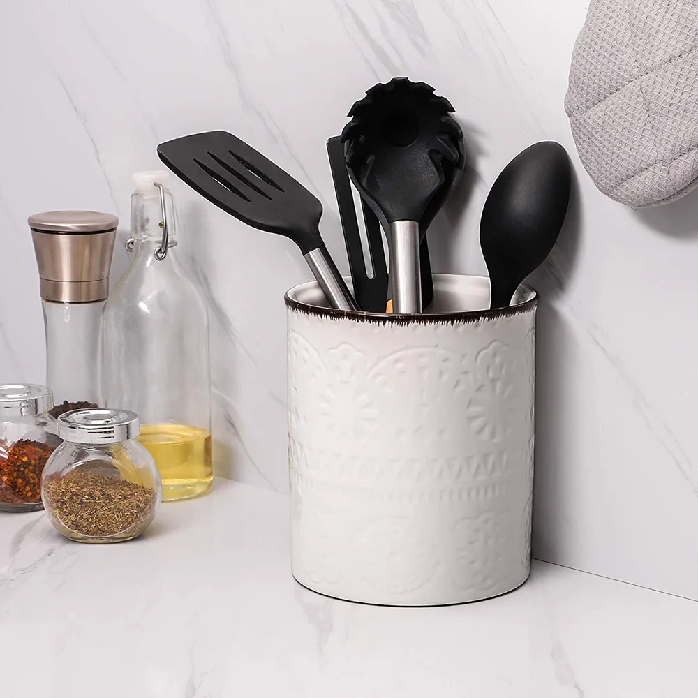 2020 New Design Custom Logo Stoneware Acrylic Wine Bucket Ceramic Ice Bucket