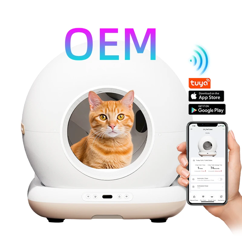 OEM Automatic Smart Intelligent Self Cleaning Automated Sample Trial Large Cats Automatic Cat Litter Box