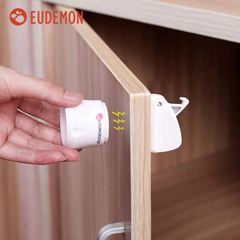 Adhesive Baby Proof Child Safety Magnetic Drawer Cabinet Lock