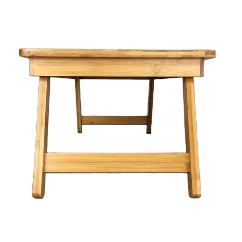 Portable Foldable Bamboo and Wood Picnic Table for Outdoor Dining Furniture Use