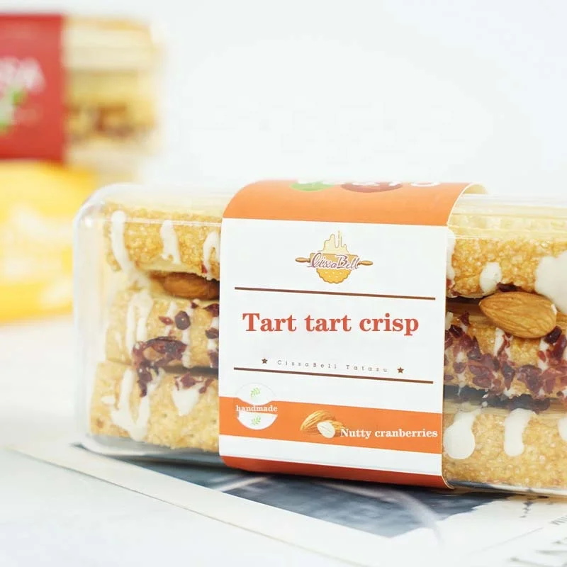 Хит продаж, китайские пироги ручной работы, закуски, Повседневная еда, печенье, вкус Клюквенного торта, хрустящие