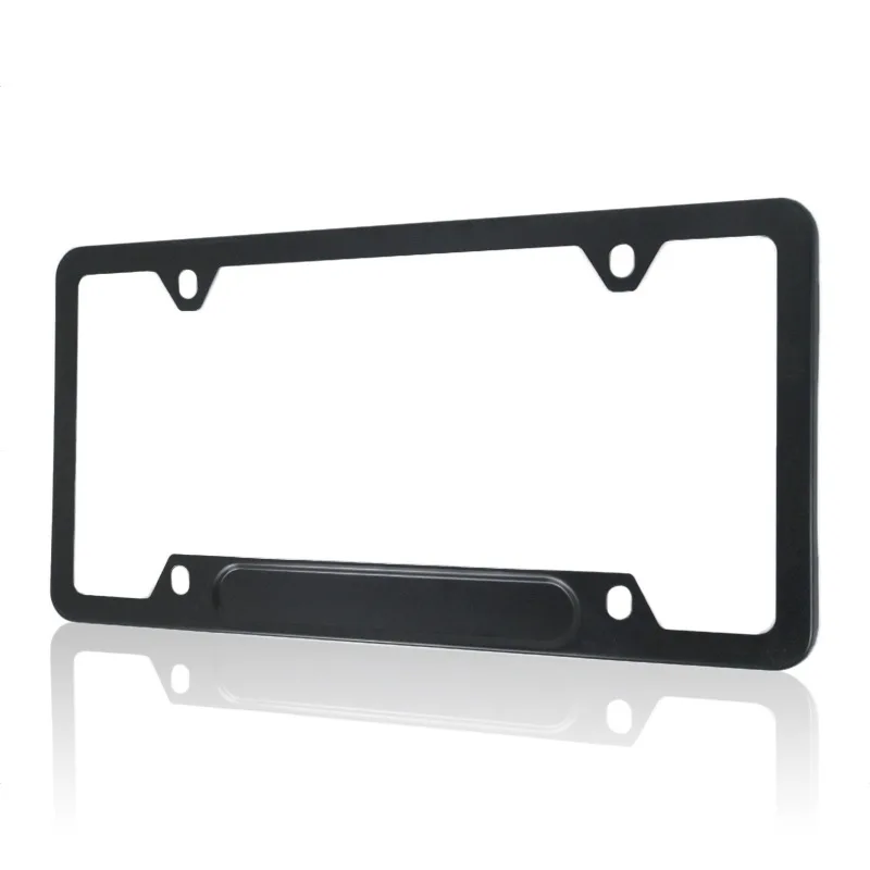 Custom aluminium License Plate Frame Personalized American Standard for Cars Motorcycles Featuring Plastic Alloy Materials