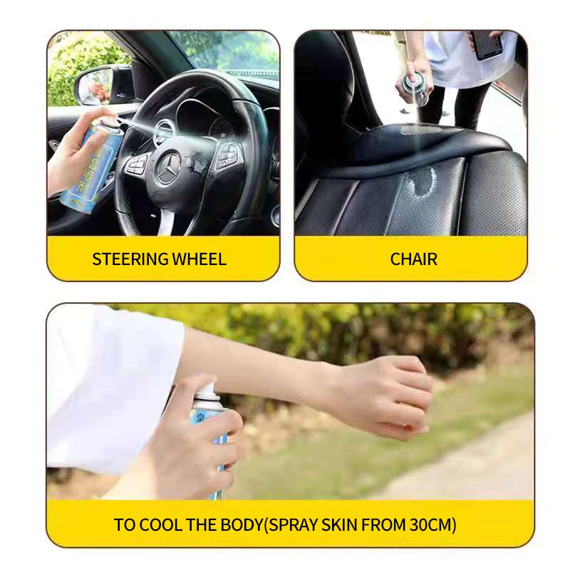 Wholesale One Step quickly freezing instant cold ice fast cooling spray for car