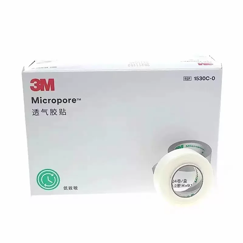 3M breathable paper tape non-woven fabric tape easy to tear low sensitivity microporous special 1530C-0