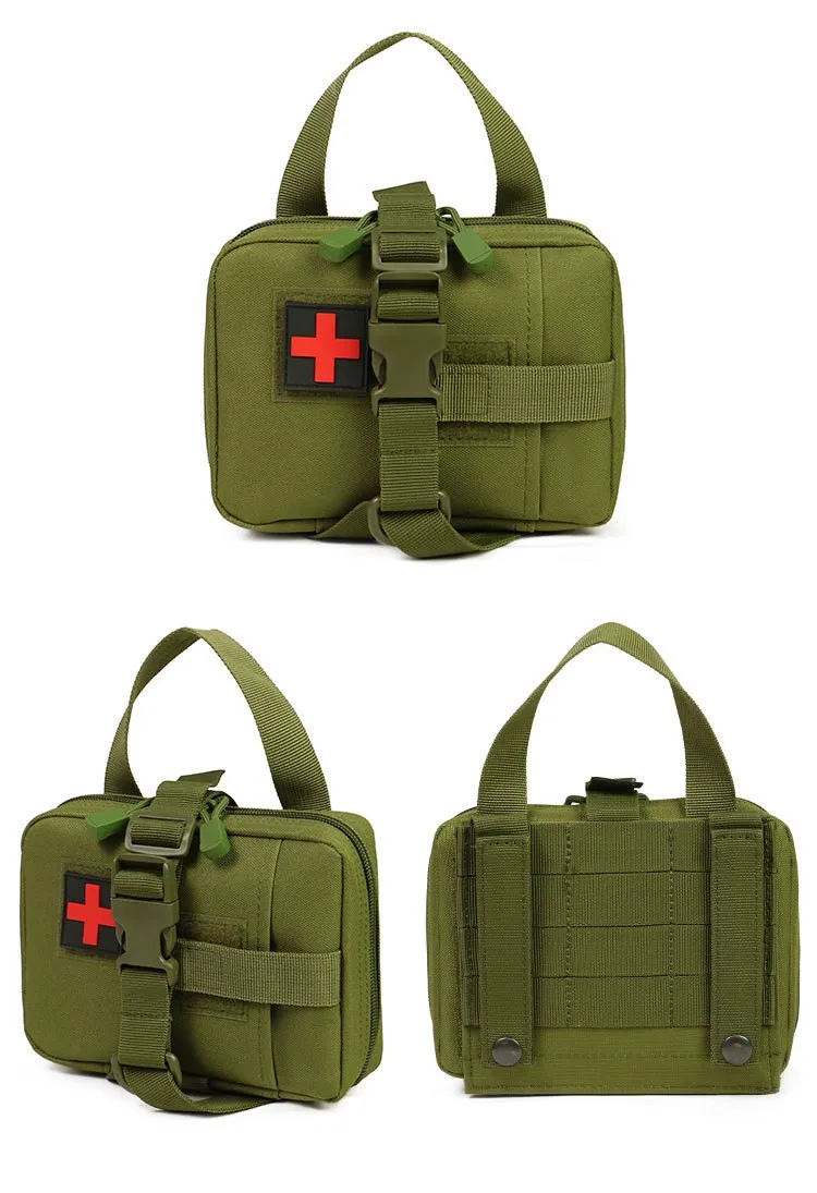 Tactical Camouflage Emergency Molle Storage Pouch Medical First Aid Bag