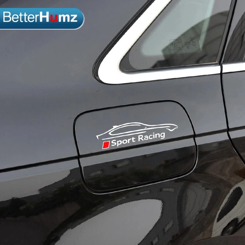 Car Sport Racing Styling Sticker For BMW F20 E46 E90 F30 E60 F10 Universal Car Fuel Cap Stickers For Audi A4 A3 A5 Vinyl Decal
