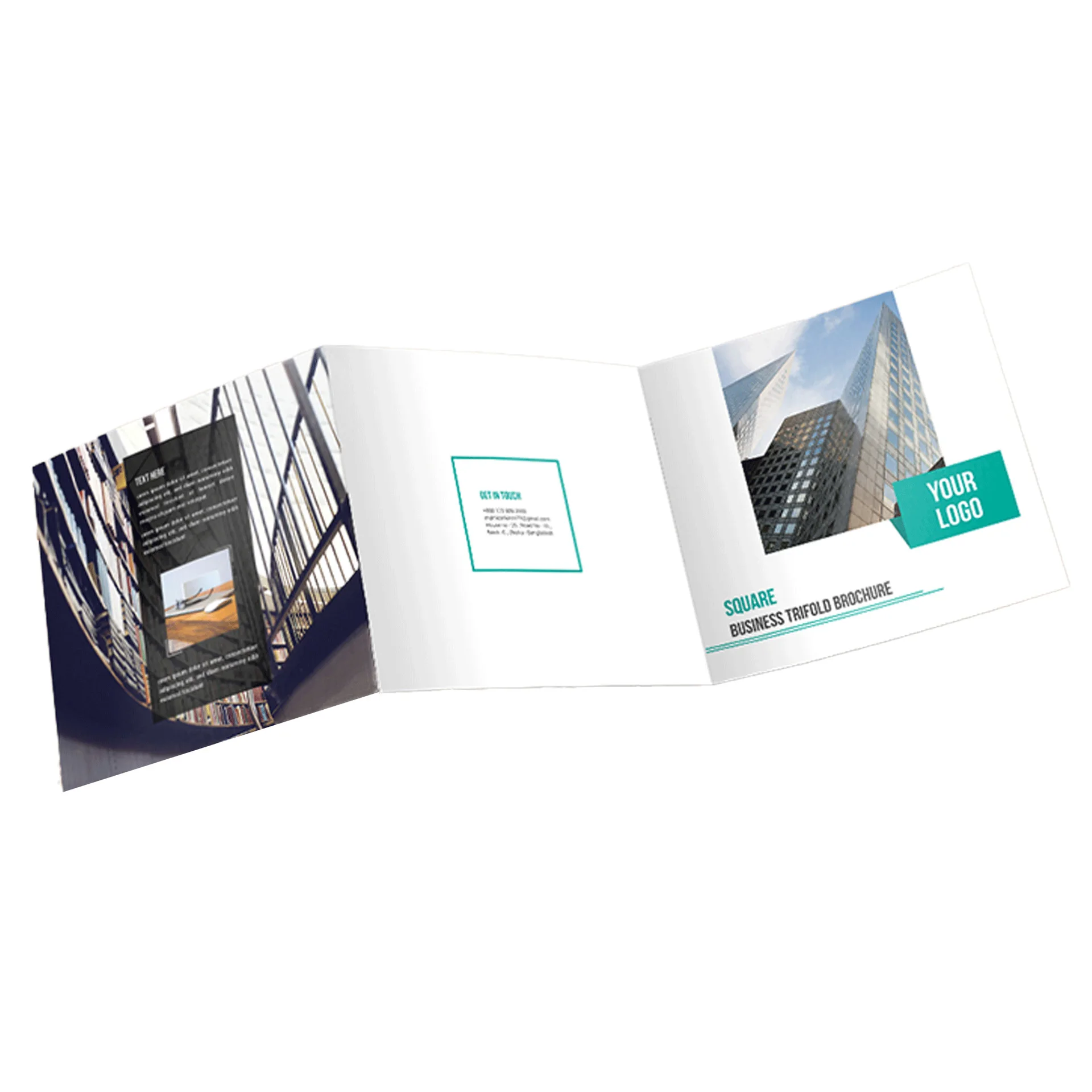 Custom Fold Leaflet Brochure A3A4A5 Low Moq Cheap Manual Invitation Promotion Advertising Instruction Brand Logo Flyer Printing