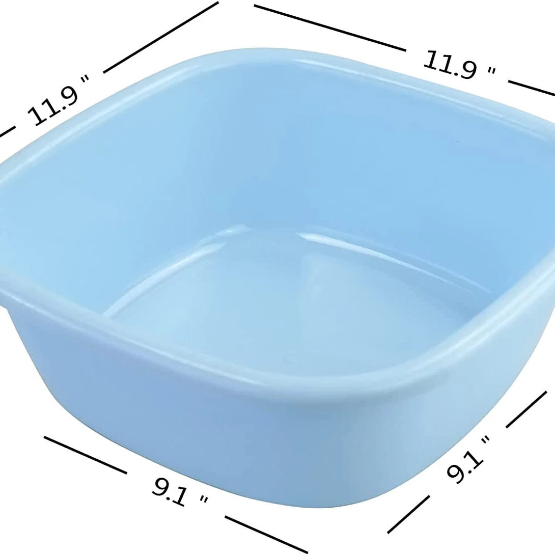 Household Large Thickened Adult and Baby Washbasin Student Square Plastic Basin