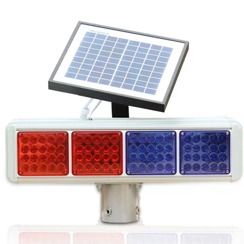 Great Brightness Waterproof Solar LED Stop Sign Mobile Solar Signals Traffic Flashing Lights