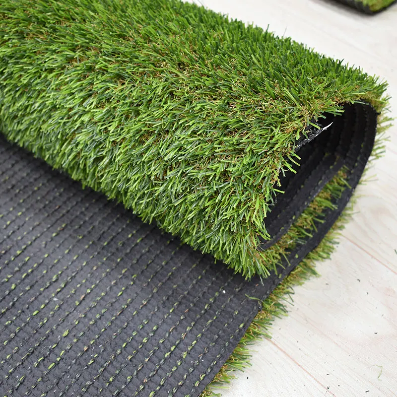 Realistic artificial green lawn landscape synthetic turf artificial grass mat