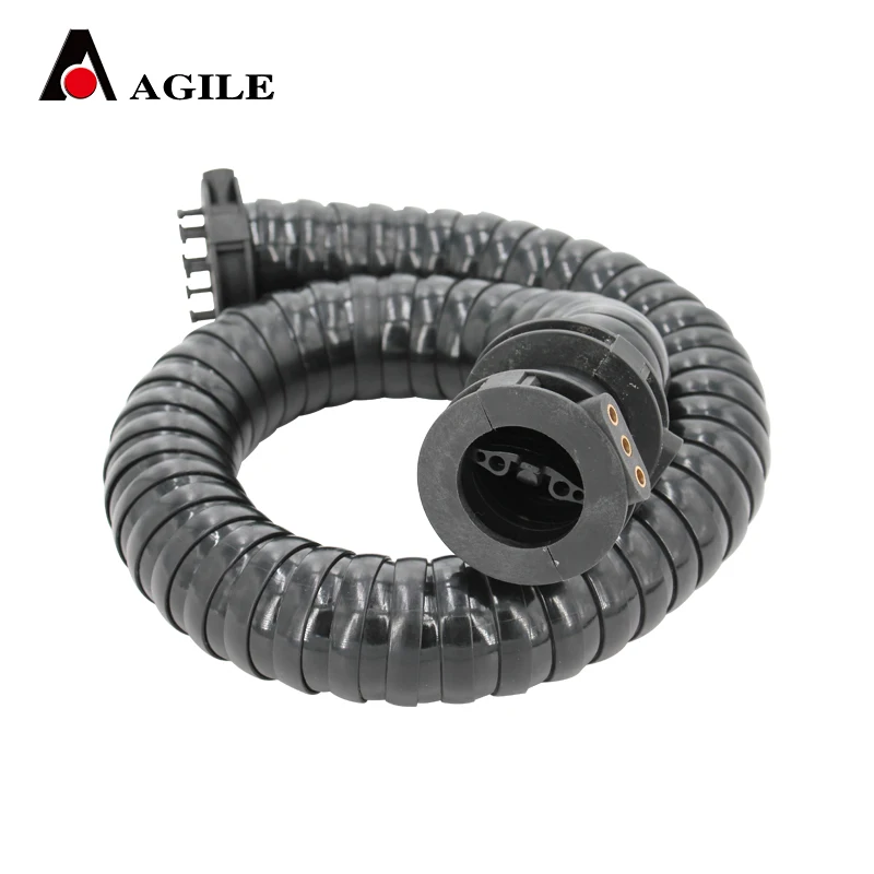 3D type all directions 360 degree bending reinforced nylon robot cable chain
