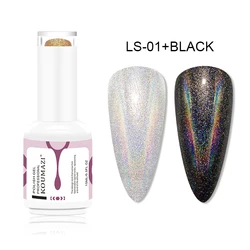 15ML Laser Tiny Diamond Reflective Glitter UV Gel Nail Polish Glitter Effect Auroras Shiny UV&LED Gel Semi Permanent Gel