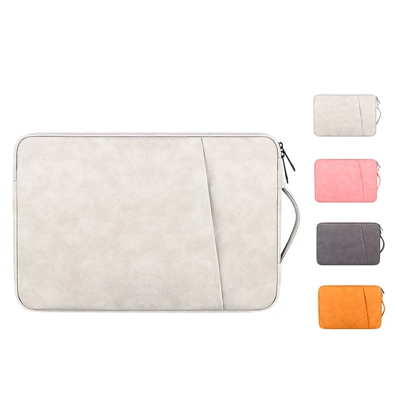 Notebook Protective Cover Case Briefcase Pu Leather Laptop Shoulder Computer Bag Laptop Handbag Laptop Sleeve With Handle
