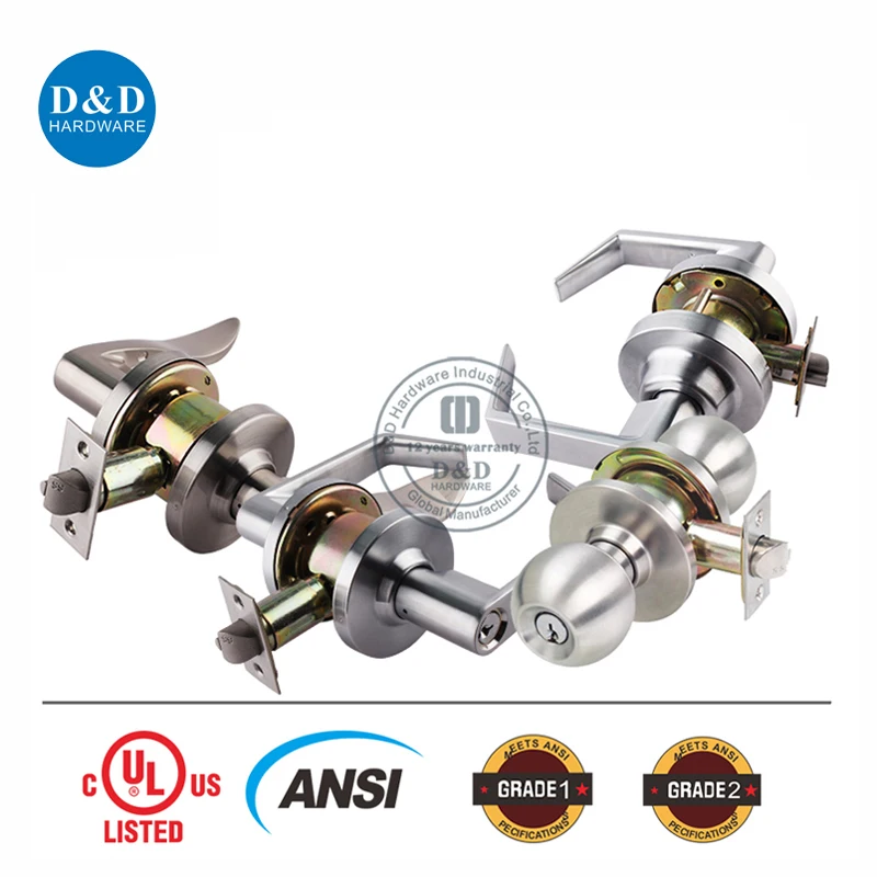 UL Listed UL 10C Fire Rated 3 Hours Panic Bar Door Hinge Closer Lock Set Architectural Hardware