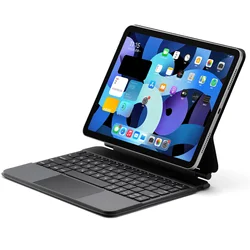 Amazon Top Seller Premium Compact Feel Laptop Multimedia Low Key German iPad Air 4 Keyboard Case For Ipad 11.9 and 10 Inch