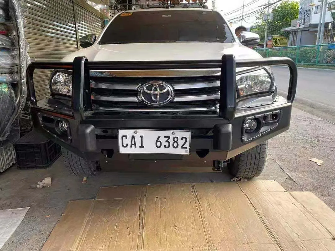 Off Road Accessories Hilux Front Car Parts Bumper Brackets Bull Bar Car Guard Protector Bumpers for Toyota