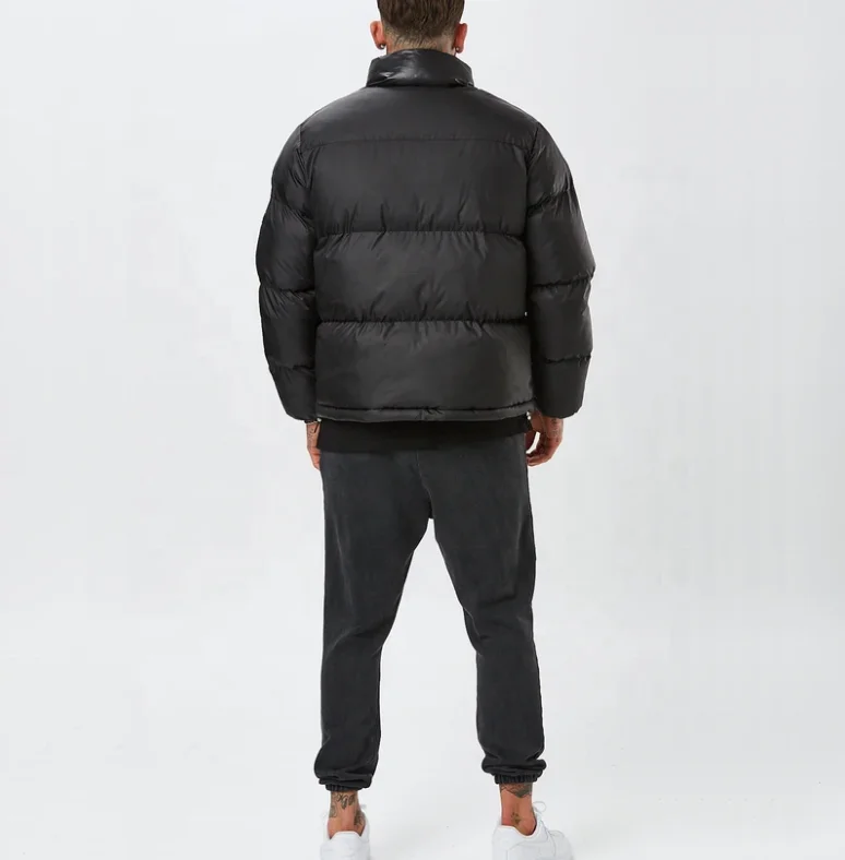 cheap Jacket customize logo new design  100% nylon soft warm coat 2021 New  Men Plus size puffer Jackets