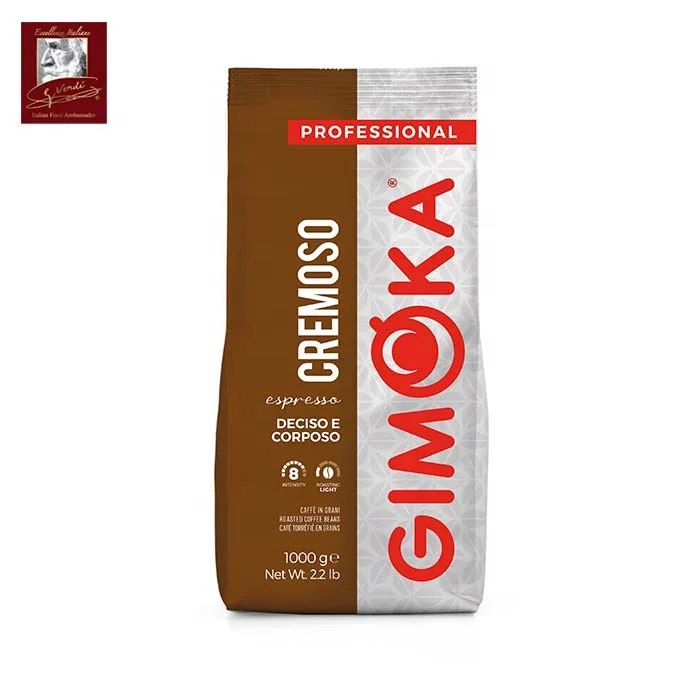 Итальянский кофе, 1 кг в упаковке, кофейные зерна Cremoso, выбор Джузеппе Верди, итальянский кофе, Сделано в Италии