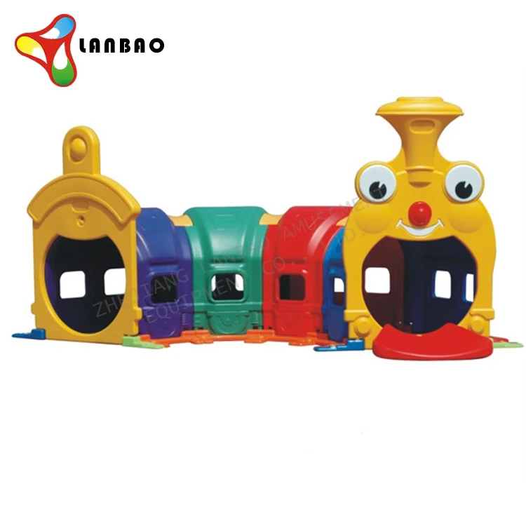 Multifunction Kids toy indoor climbing plastic tunnel baby kindergarten indoor playground equipment colorful play worm tunnel