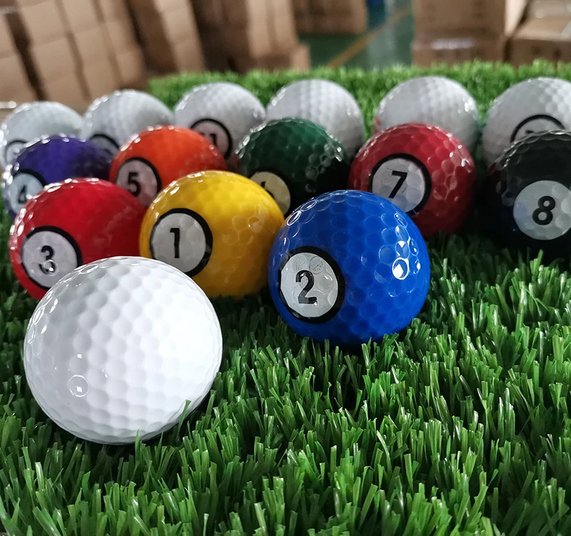 In Stock  2 layers Table tennis Golf Ball Two Layers billiard Golf Ball