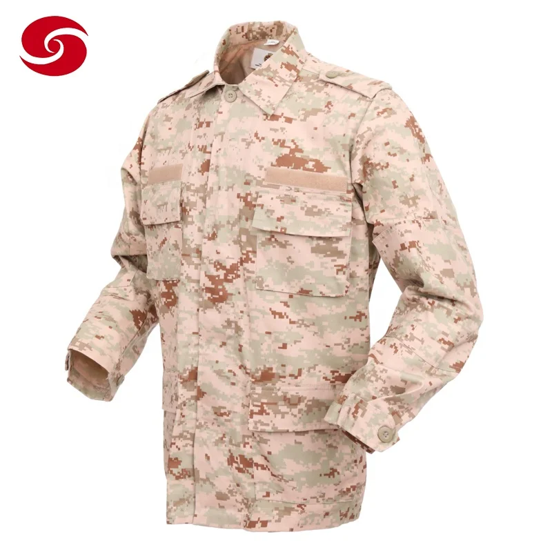 Desert Digital Camo Tactical Long Sleeve Uniform for Man