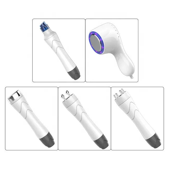 Portable Hydro H2O2 Facials Machine with Ice Hammer RF Lifting 5 In 1 Skin Rejuvenation Face Peel Deep Cleansing Dermabrasion