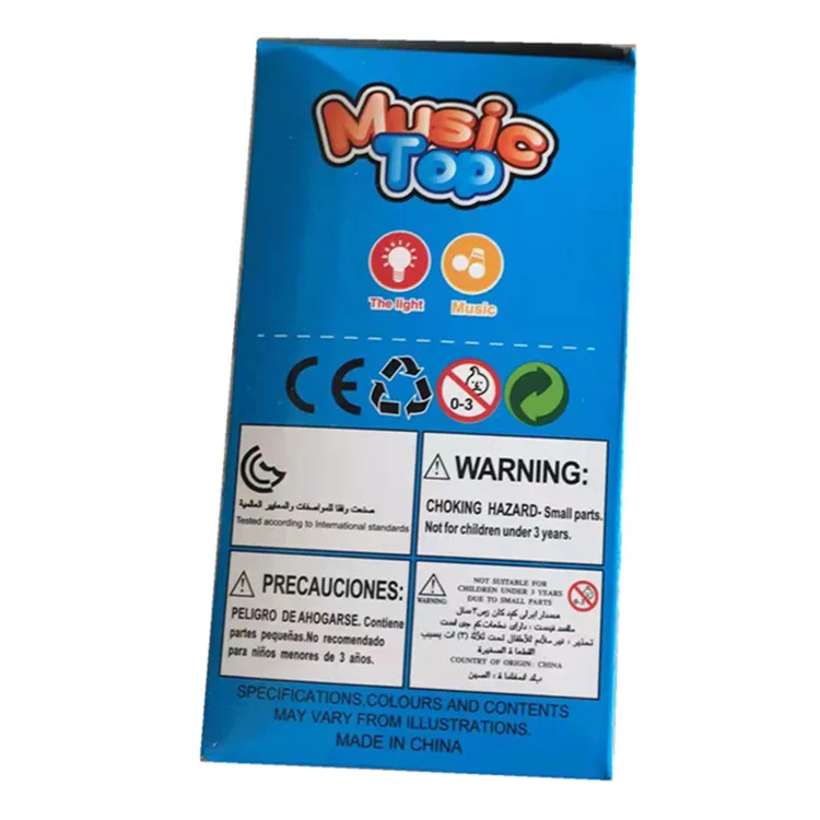 Напольный детский музыкальный гироскоп, деревянный красочный светящийся гироскоп, игрушка, 72 вида, изменение света