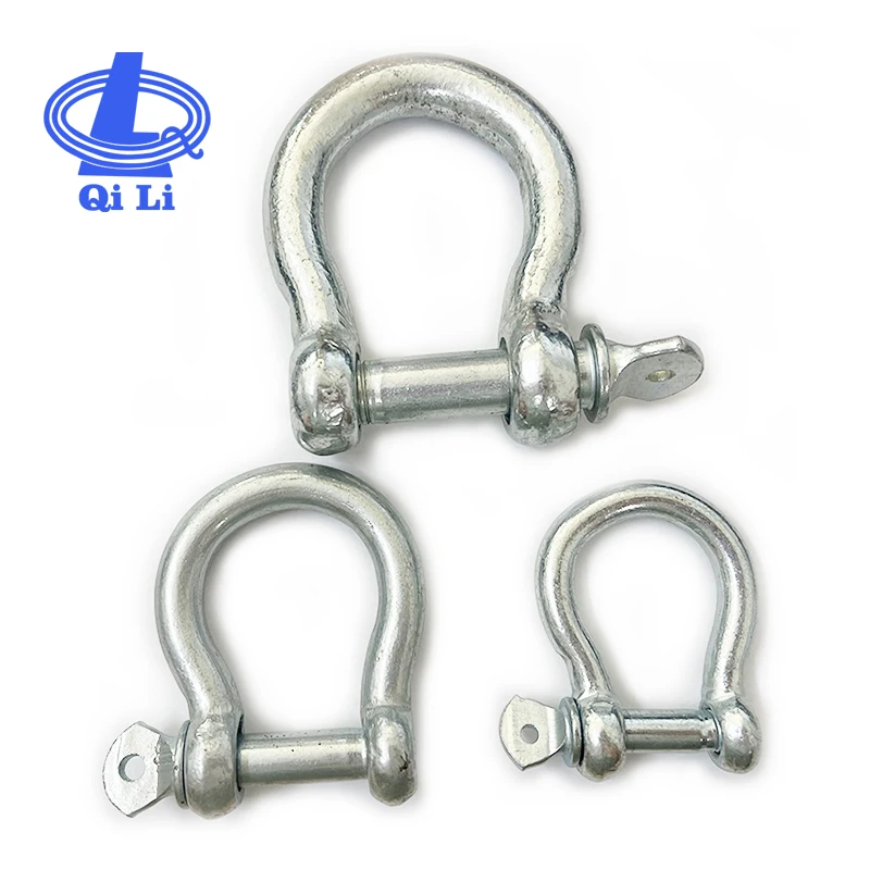 Wholesale High Quality Galvanized European Type Hook Clip  Alloy Steel Bow Shape Bow Shackle
