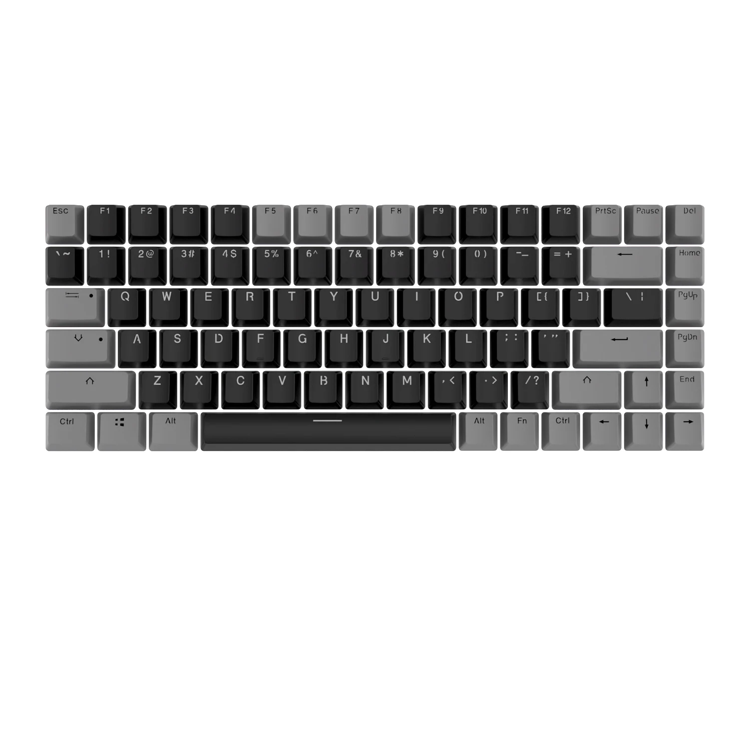 Royal Kludge RK84 pink gamers original height retro injection doubleshot pbt oem mechanical keyboard keycaps set