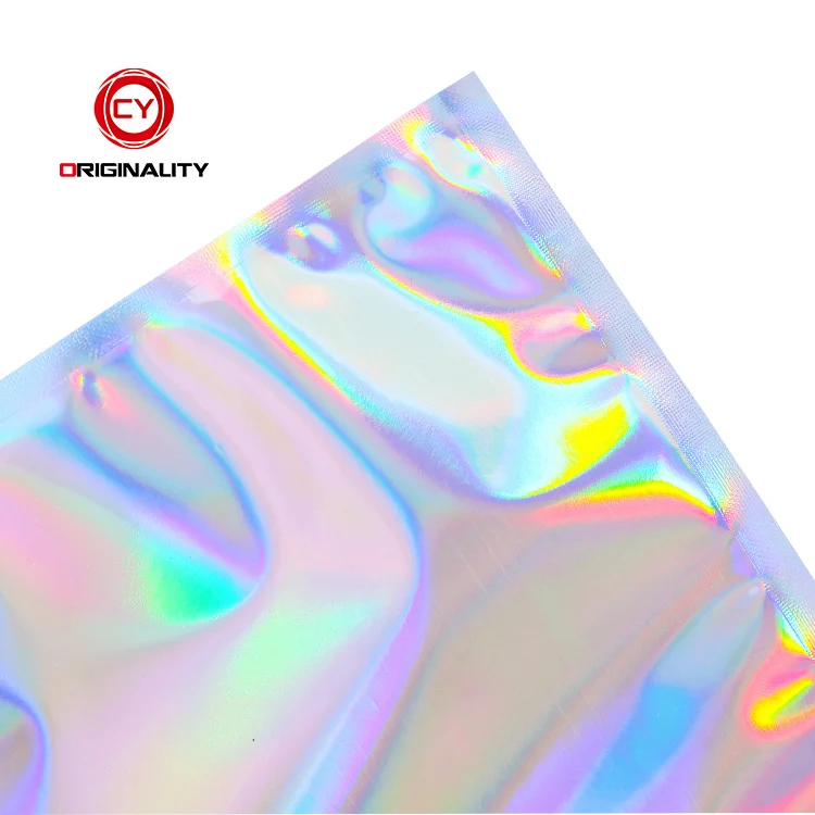 Custom Cosmetics Print Mailing Bubble Padded Holographic Mylar Bags Eco Poly