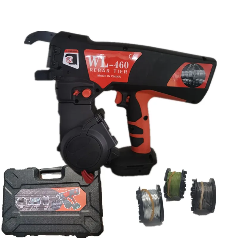 Mesh Tie Gun Rebar Tying Machine MAX Twintier RB441T Double Steel Fixing Wire Kit Tool