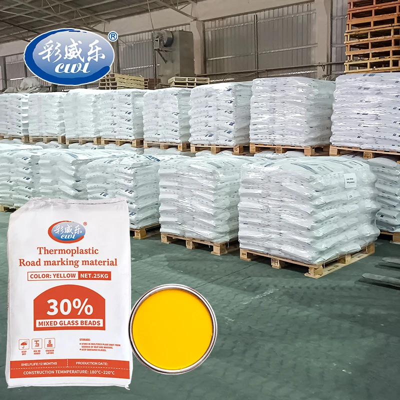 100% AASHTO standard reflective traffic paint road marking hot melt thermoplastic highway line marking paint
