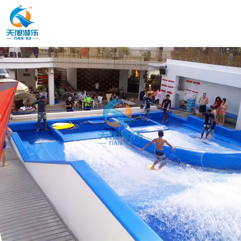 OEM High Quality Surf Simulator Machine Wholesale Wave Pool Equipment Flow Rider Wave Surfing Gear for Water Parks